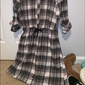 A flannel dress